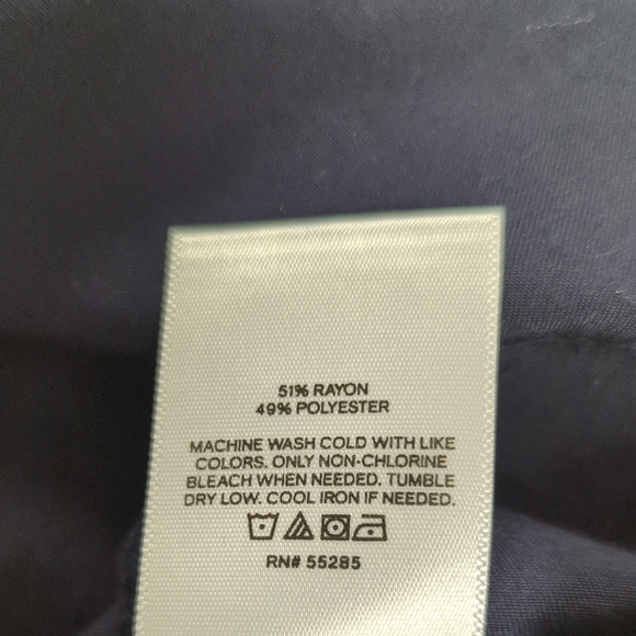 Express One Shoulder Satin Slip Midi Dress Navy Blue size XSmall cocktail party - Picture 6 of 6